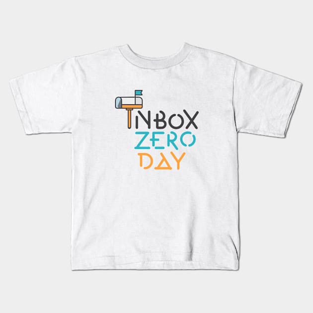 Inbox Zero Day – October 6 Kids T-Shirt by irfankokabi